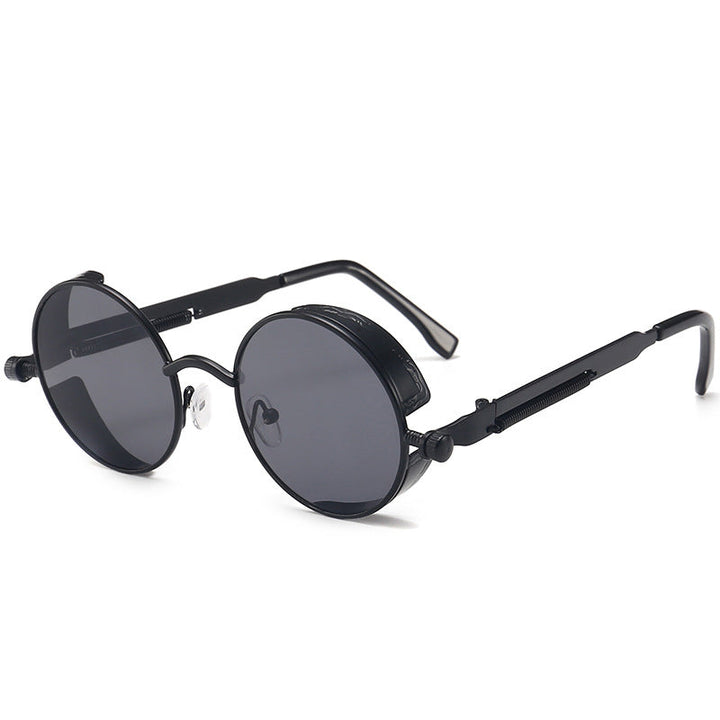 BowLift | Sunglasses Steampunk Round Lens Metal Frame Unisex Glasses