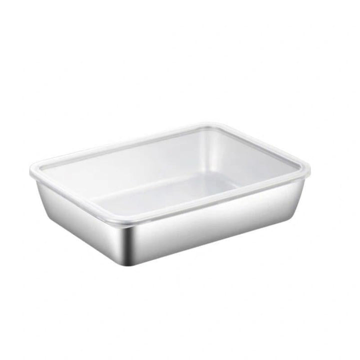 BowLift | Stainless Steel Square Plate (With Lid)