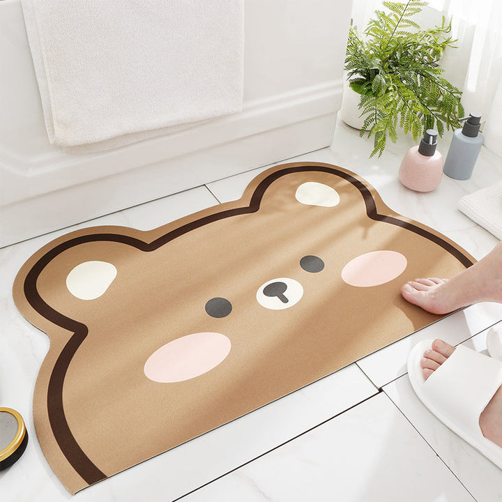 Cartoon Super Absorbent Anti-slip Floor Mat for Bathroom | Bowlift