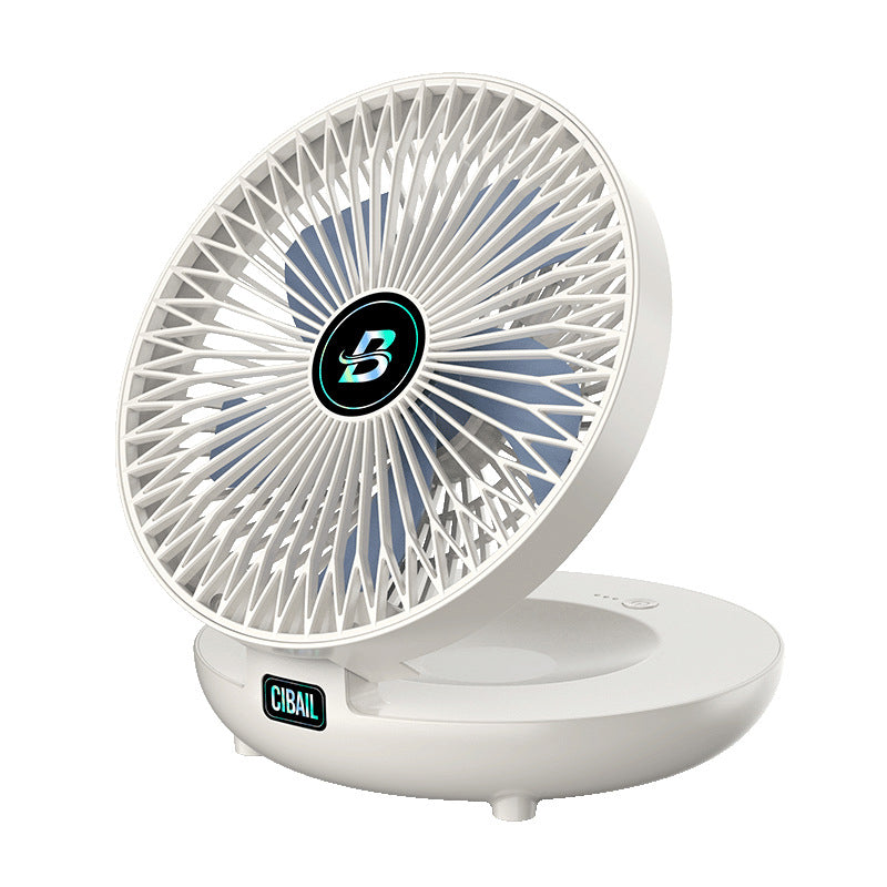 Portable Mini Desktop Fan, USB Rechargeable Adjustable Wall-Mount Fan | Bowlift