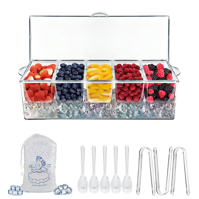 Ice Chilled Condiment Tray Set | Bowlift