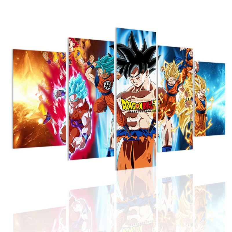 Super Dragon Ball Z - Canvas Wall Art Painting | Bowlift
