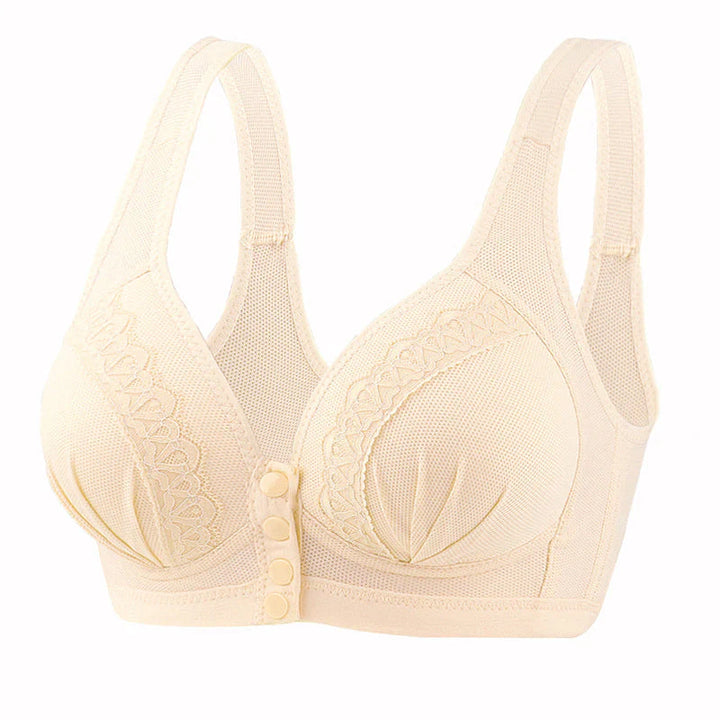 BowLift | Front Button Breathable Skin-Friendly Cotton Bra