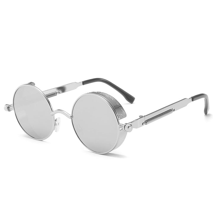 BowLift | Sunglasses Steampunk Round Lens Metal Frame Unisex Glasses