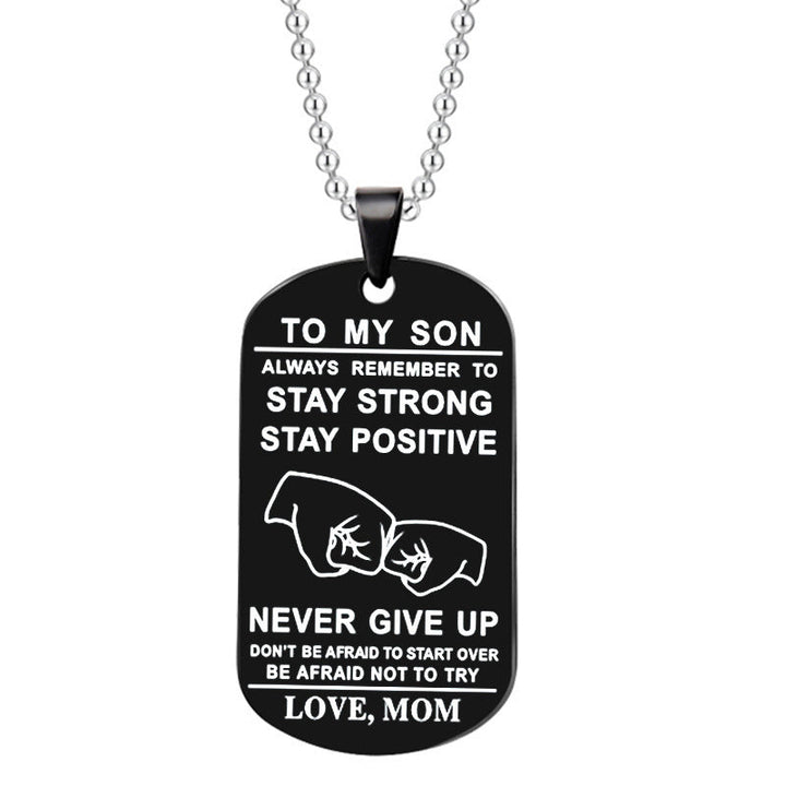 BowLift | English Alphabet Stainless Steel Necklace