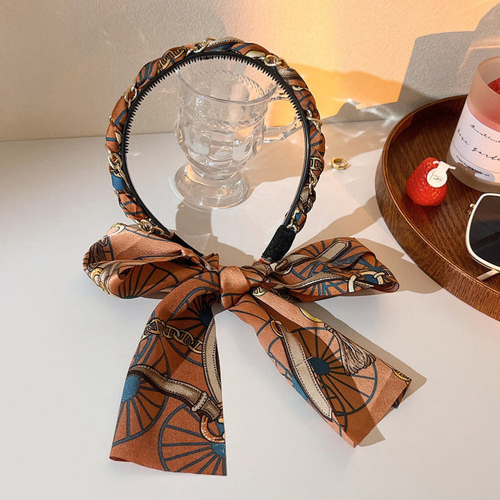 BowLift | Retro Long Ribbon Headband