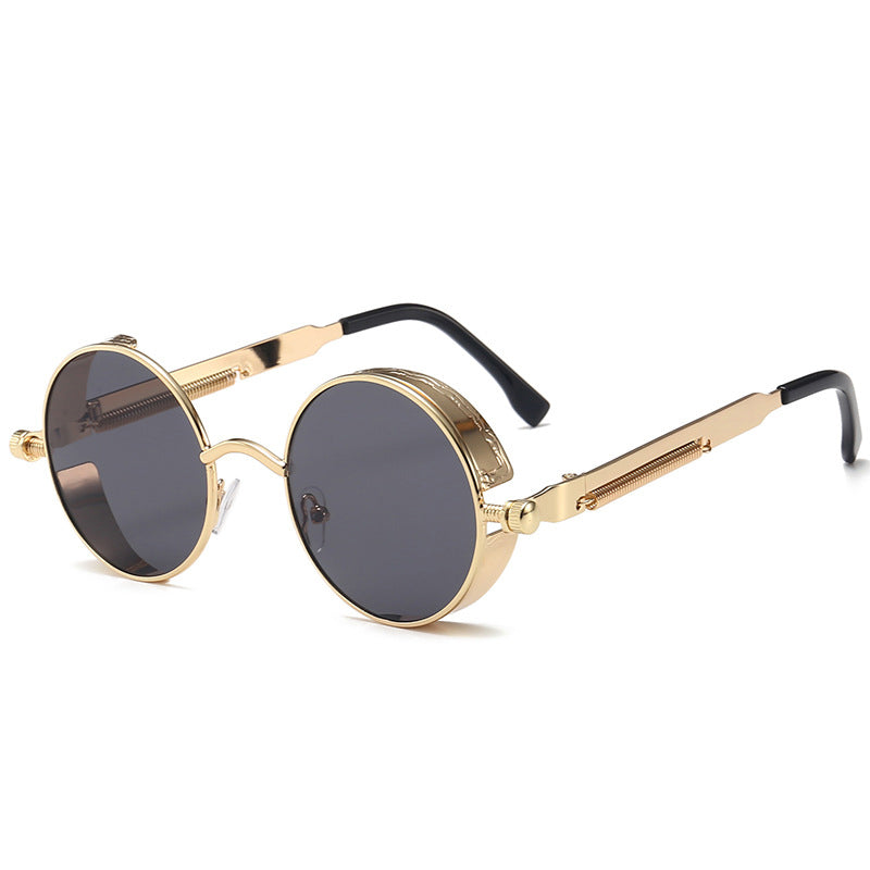 BowLift | Sunglasses Steampunk Round Lens Metal Frame Unisex Glasses