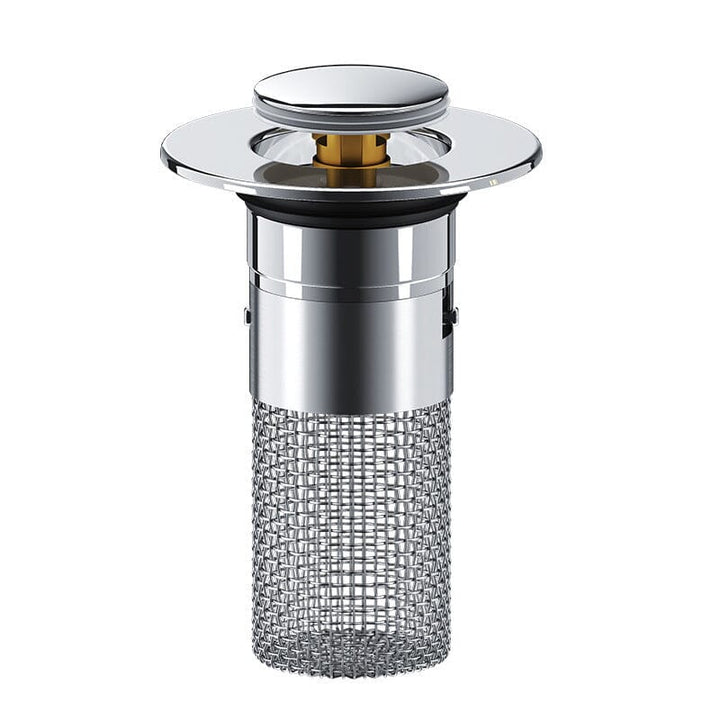 Drain filter stainless steel with pop-up mechanism | Bowlift
