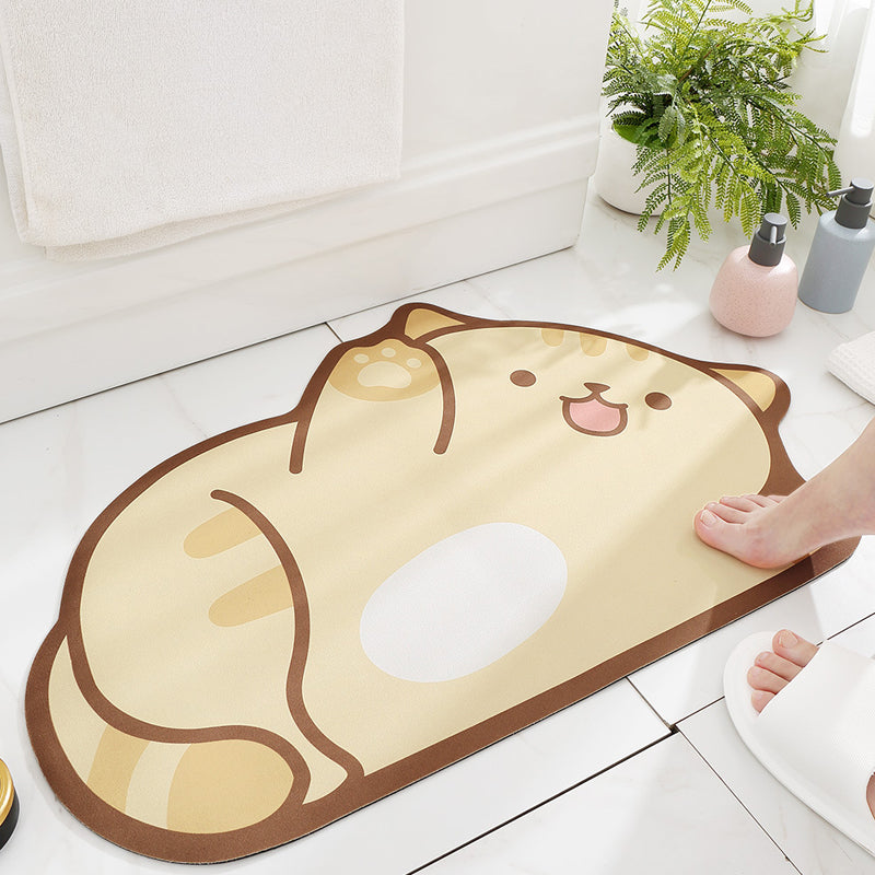 Cartoon Super Absorbent Anti-slip Floor Mat for Bathroom | Bowlift