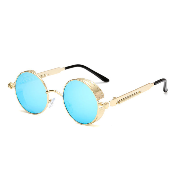 BowLift | Sunglasses Steampunk Round Lens Metal Frame Unisex Glasses