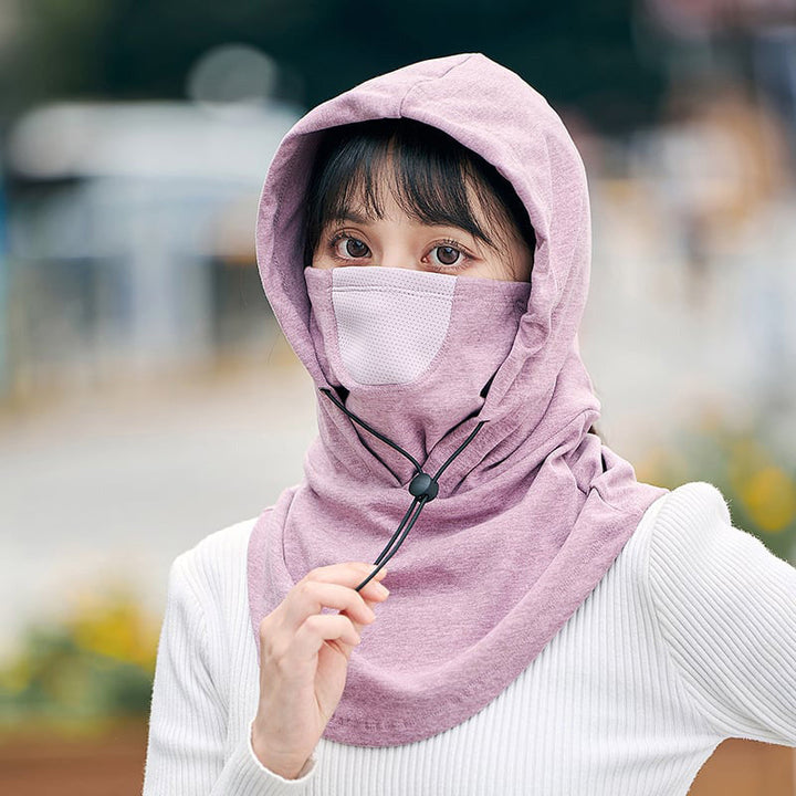 Hooded Face Mask with Neck Warmer for Cycling | Bowlift