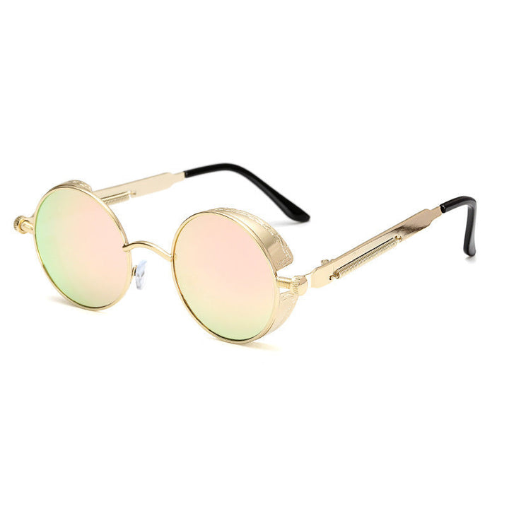 BowLift | Sunglasses Steampunk Round Lens Metal Frame Unisex Glasses