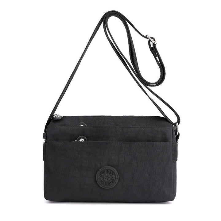 Women's Casual Multi-layer Fashionable Simple Shoulder Bag Made of Nylon | Bowlift