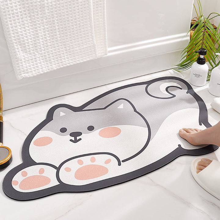 Cartoon Super Absorbent Anti-slip Floor Mat for Bathroom | Bowlift
