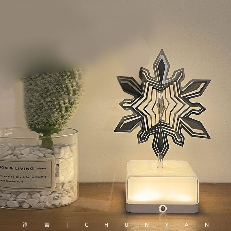 Rotating ambient light made of metal | Bowlift