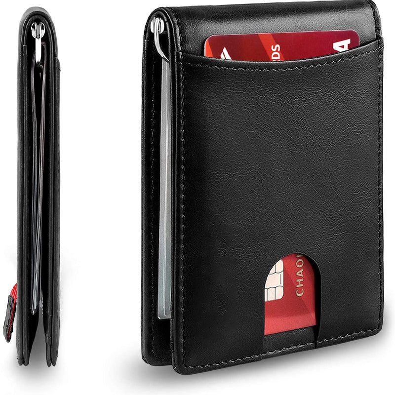 BowLift | Theft-proof magnetic card holder made of genuine leather