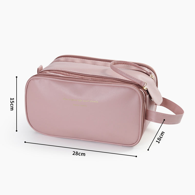 Portable cosmetics bag with large capacity | Bowlift