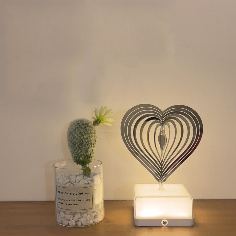 Rotating ambient light made of metal | Bowlift