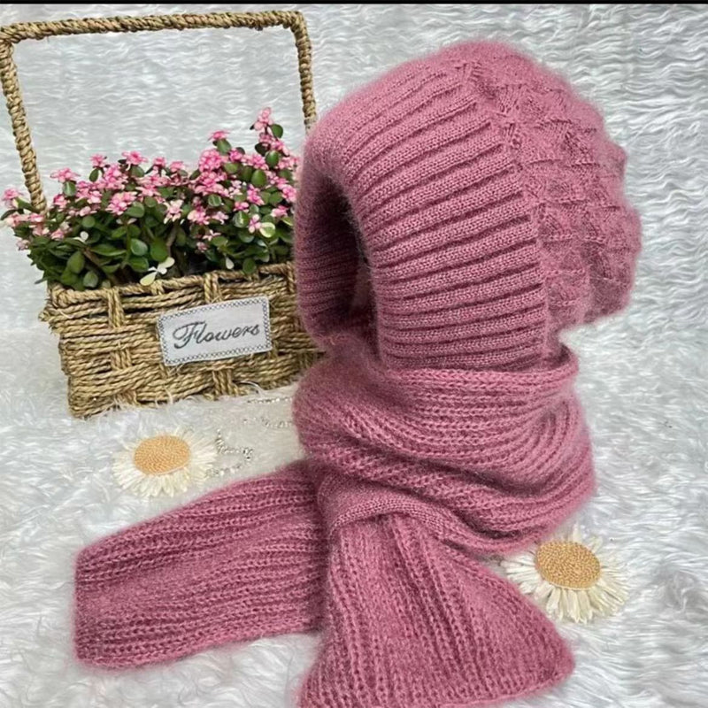 BowLift | Integrated hearing protection windproof hat scarf