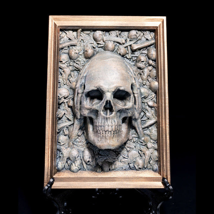 BowLift | Three Wise Skulls Picture Frame Decor