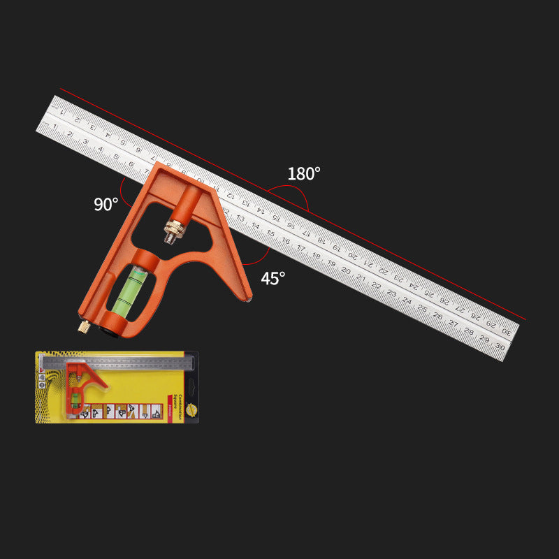 Multifunctional 90-degree and 45-degree angle ruler | Bowlift