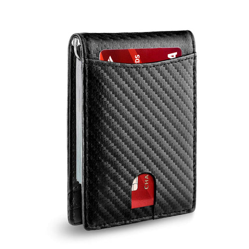 BowLift | Theft-proof magnetic card holder made of genuine leather