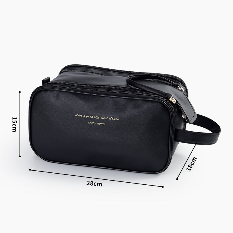 Portable cosmetics bag with large capacity | Bowlift