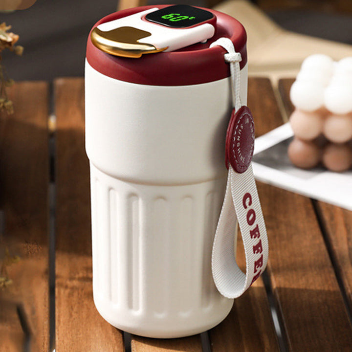 Coffee Thermos With Temperature Display | Bowlift