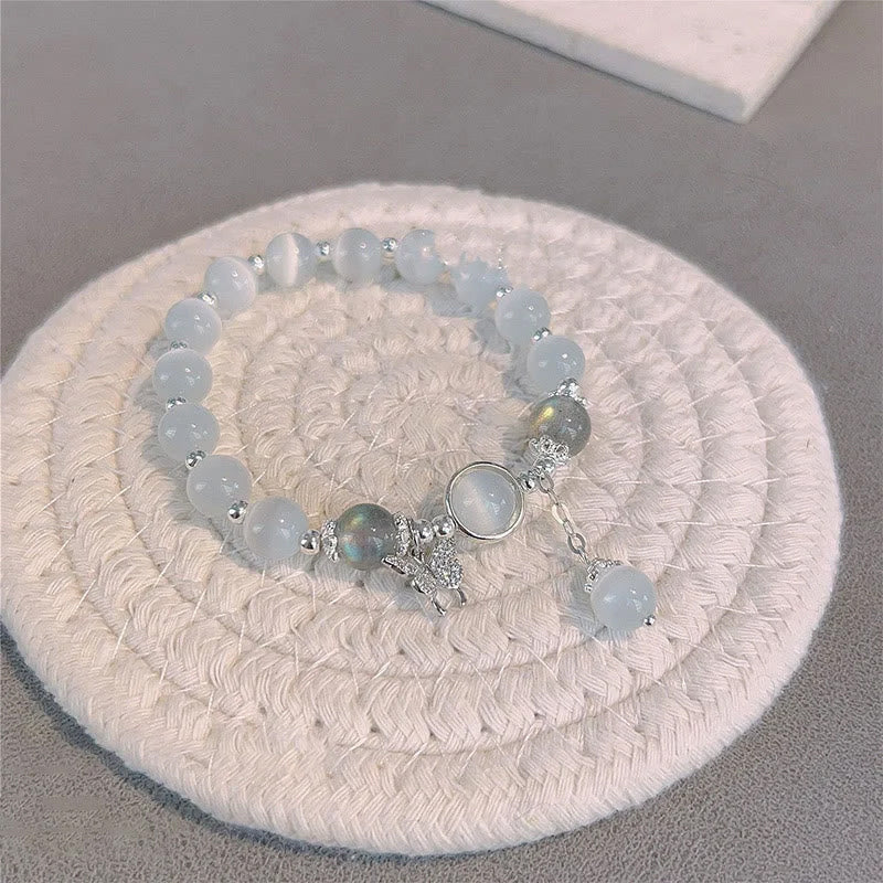 BowLift | Imitation Cat's Eye Crystal Butterfly Bracelet