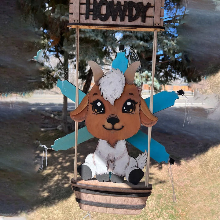 BowLift | Animal Windmill Yard Art Decoration