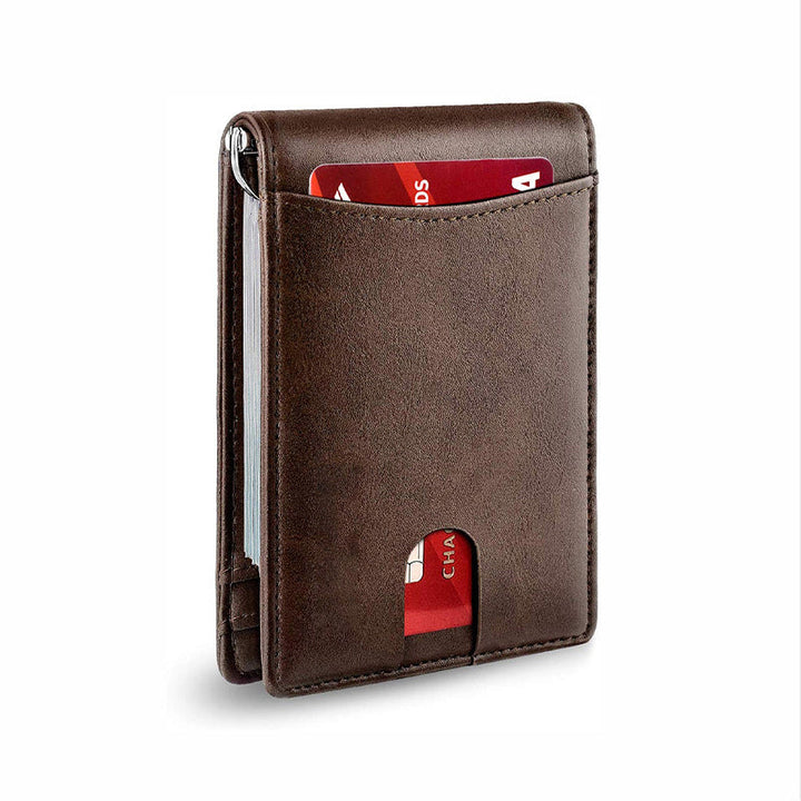 BowLift | Genuine Leather Theft Protection Card Holder