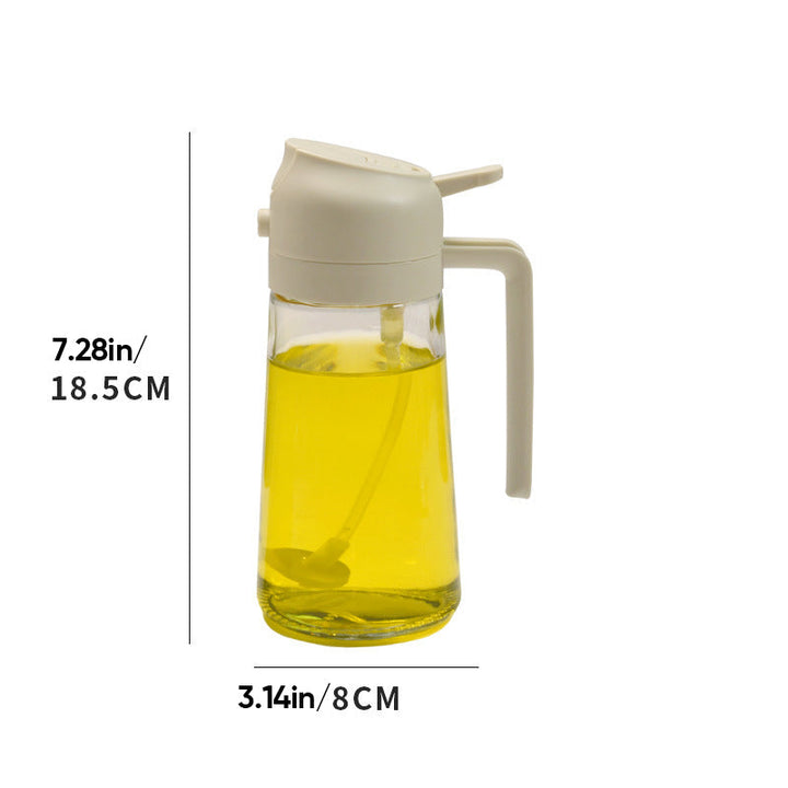 2-in-1 Glass Oil Sprayer and Dispenser | Bowlift