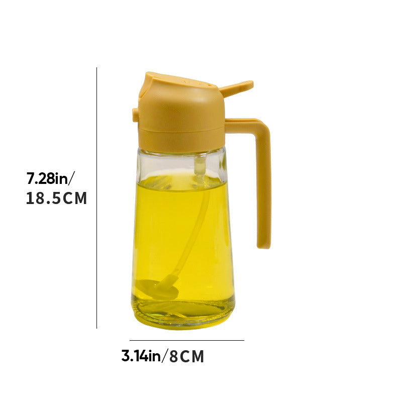 2-in-1 Glass Oil Sprayer and Dispenser | Bowlift