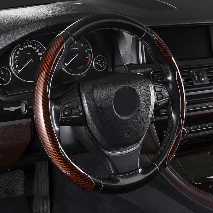 BowLift | Universal Laser Carbon Fiber Pattern Steering Wheel Cover