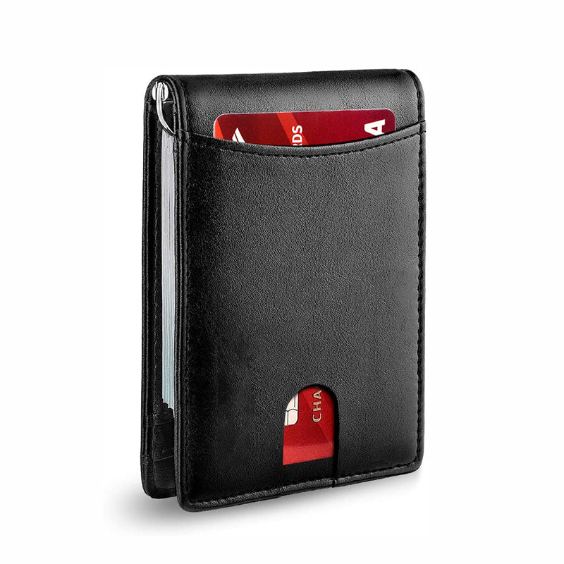 BowLift | Genuine Leather Anti-theft Swipe Card Holder