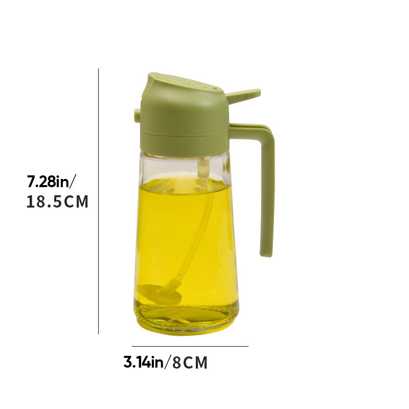 2-in-1 Glass Oil Sprayer and Dispenser | Bowlift