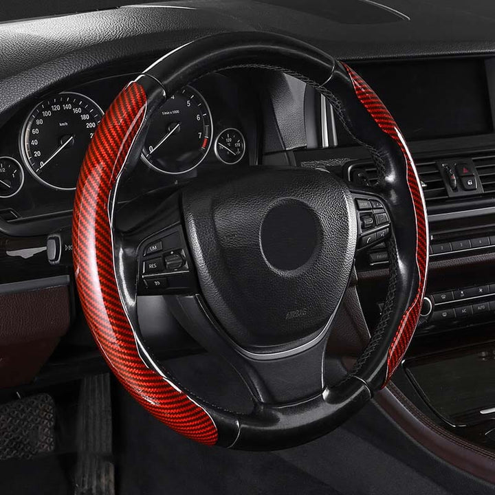 BowLift | Universal Laser Carbon Fiber Pattern Steering Wheel Cover
