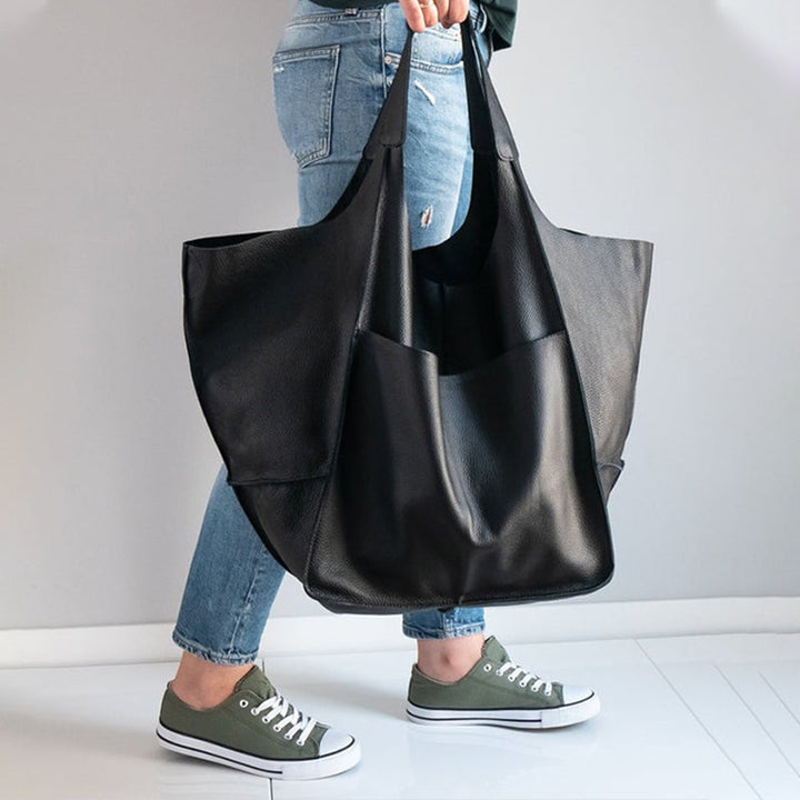 BowLift | Oversized Leather Tote
