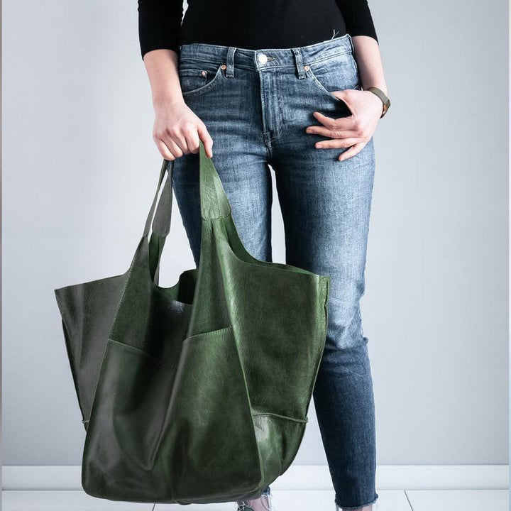 BowLift | Oversized Leather Tote