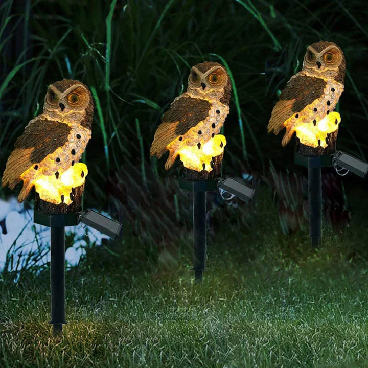 BowLift | Owl Garden Lamp on Solar Energy - OwlGlow