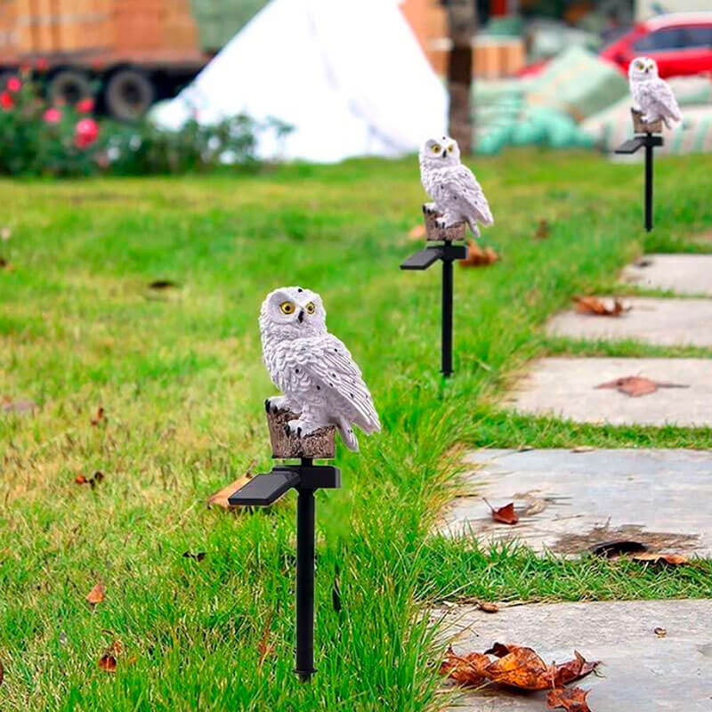 BowLift | Owl Garden Lamp on Solar Energy - OwlGlow