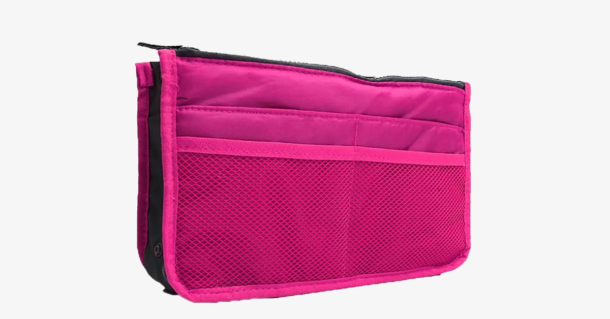 BowLift | Slim Bag-in-Bag - Made of cotton & polyester - Portable & Small size - Multiple zip pockets - Fits in your suitcase - Color variations