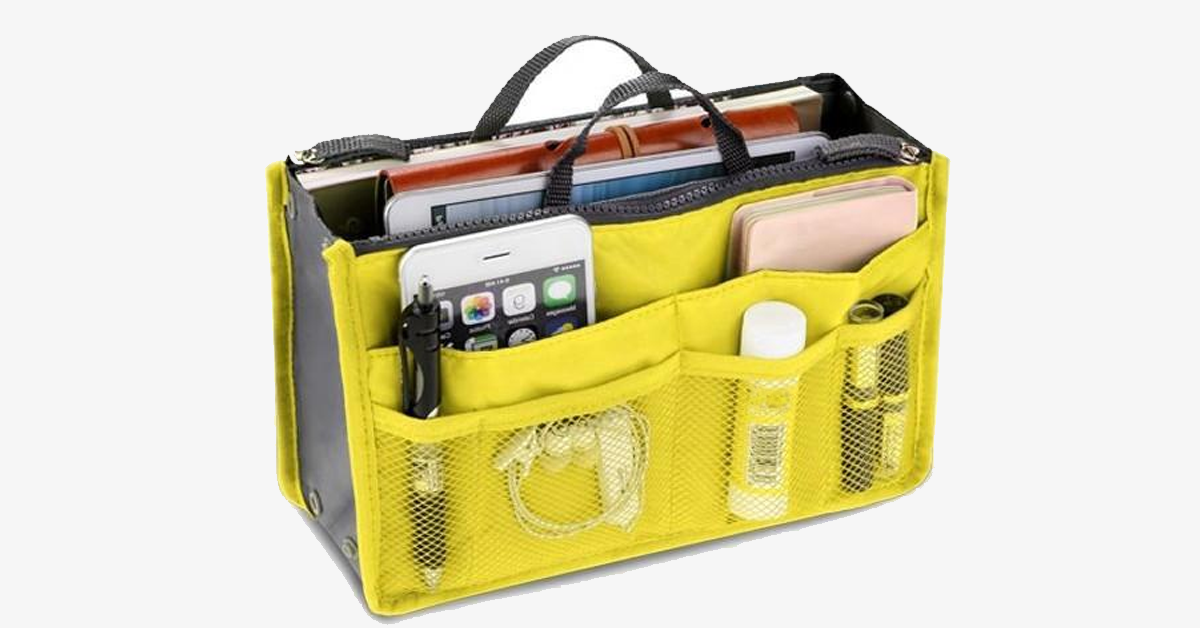 BowLift | Slim Bag-in-Bag - Made of cotton & polyester - Portable & Small size - Multiple zip pockets - Fits in your suitcase - Color variations