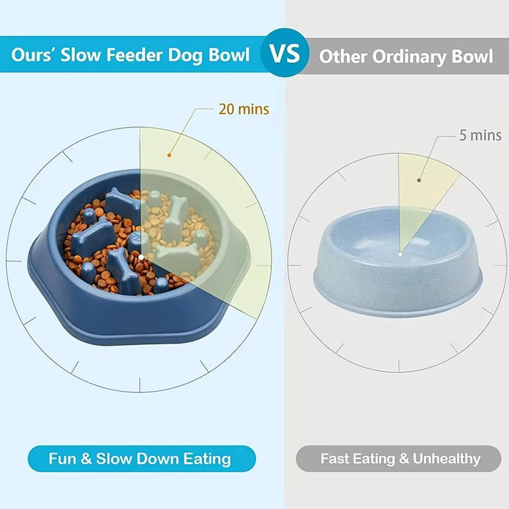SlowBowl • Dog Feeding Bowl Slow - Dog Feeding Bowl Slow - BowLift