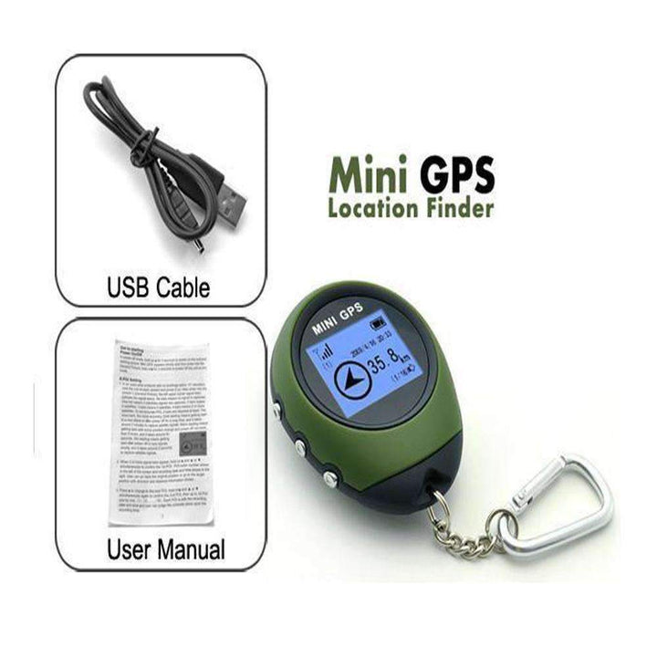 BowLift | Keychain GPS Navigation USB - Climbing Outdoor Travel Portable Keychain Hiking & Camping GPS
