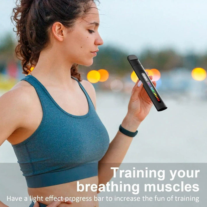 BowLift | Smart Breath Trainer for Breathing Muscle Training - BreathBoost