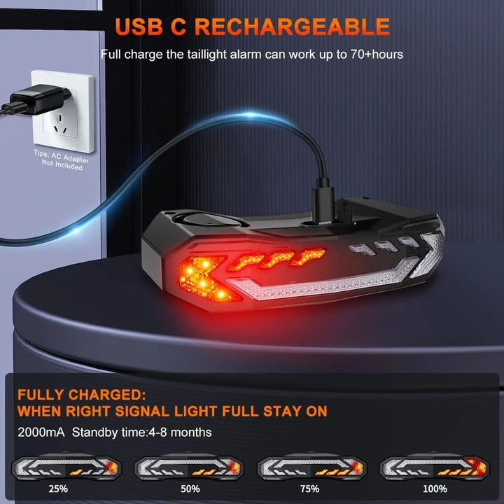 BowLift | Smart Rear Light Alarm - BikeGuard™