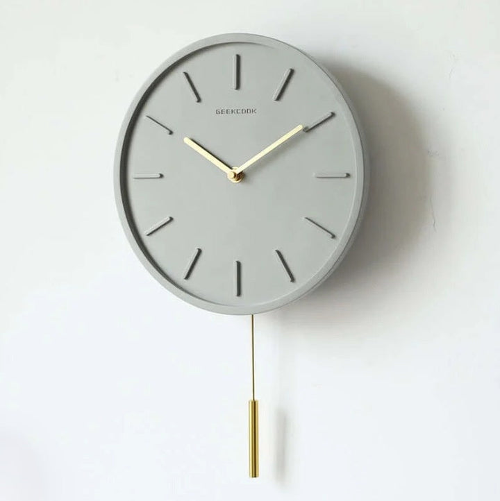 BowLift | PendulumCraft - Scandinavian Cement Wall Clock