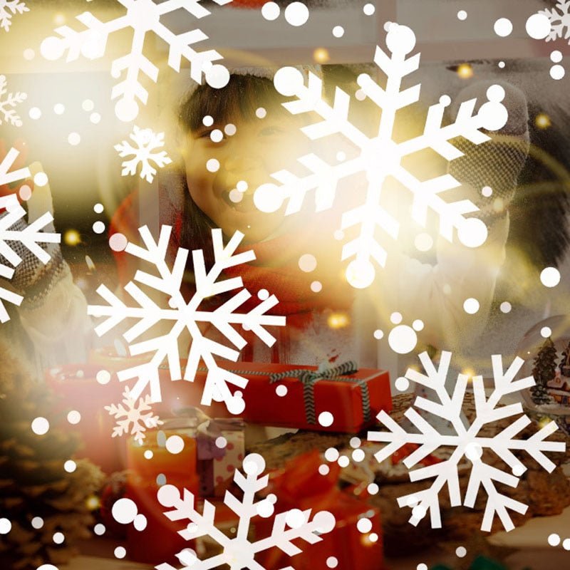 BowLift | Snowflake Projector LED Christmas Light - Christmas Projector Lights for Indoor Outdoor Christmas, Wedding and Yard Decor