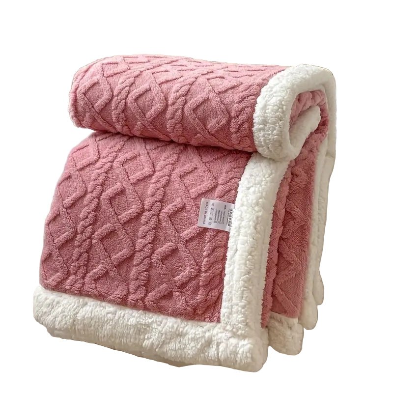 BowLift | SHERPLY – Reversible Sherpa Fleece Blanket for Year-Round Comfort